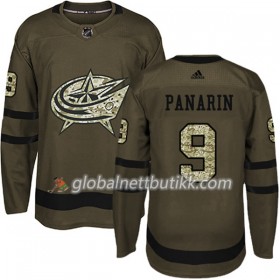 Blue Jackets Hockeydrakt Artemi Panarin 9 2017-2018 Camo Grønn Adidas Authentic - Herre